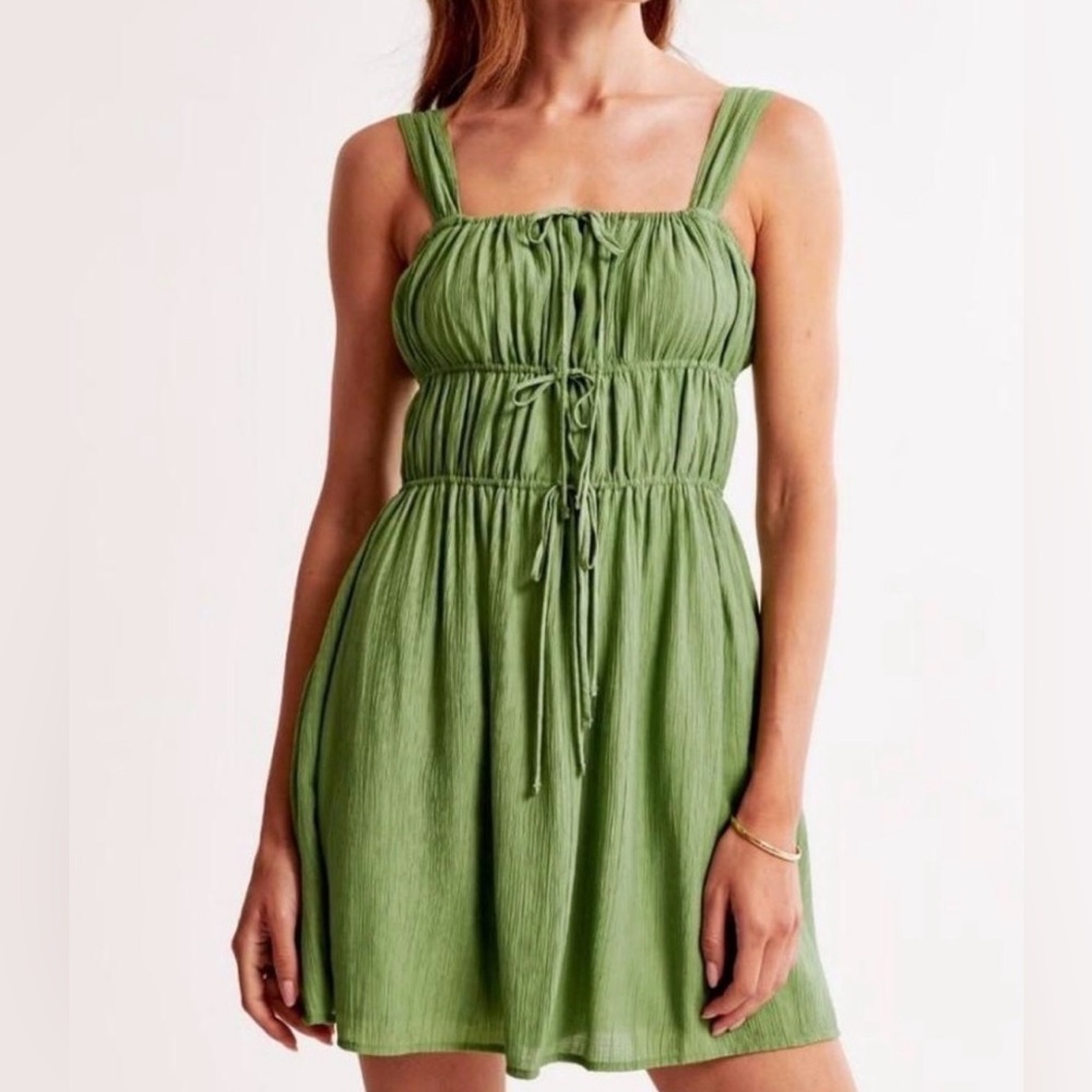 Abercrombie green dress
